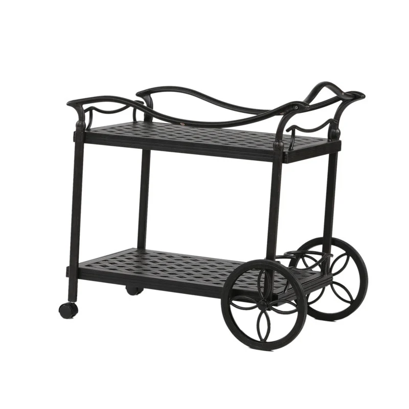 Ventura Cast Aluminum Tea Cart