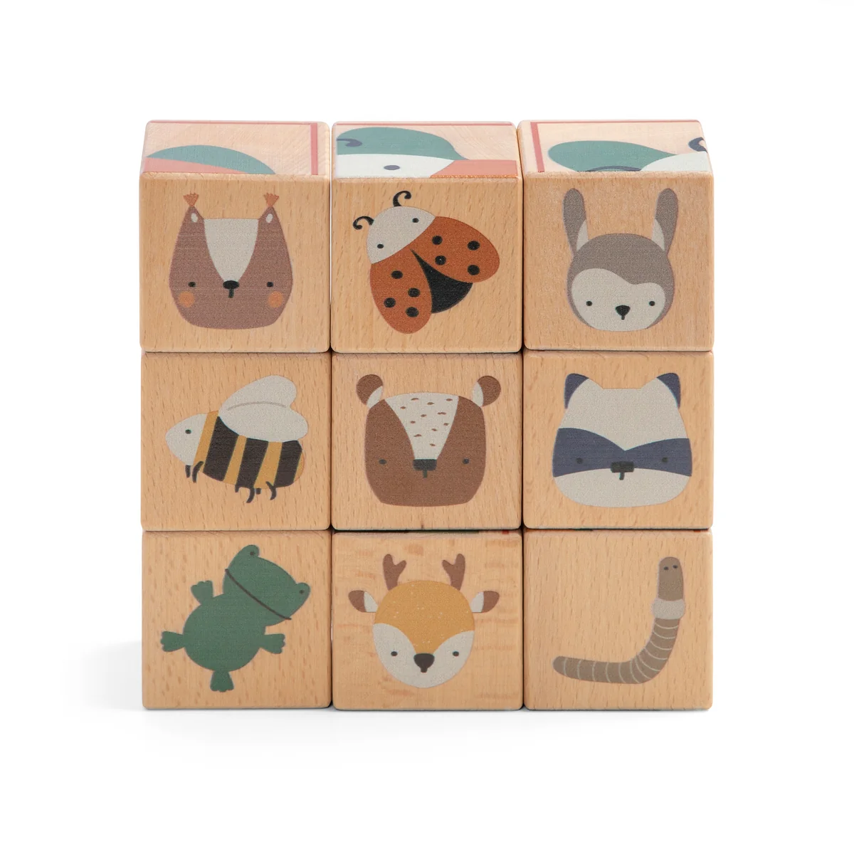Sebra - Würfel-Puzzle, Woodland