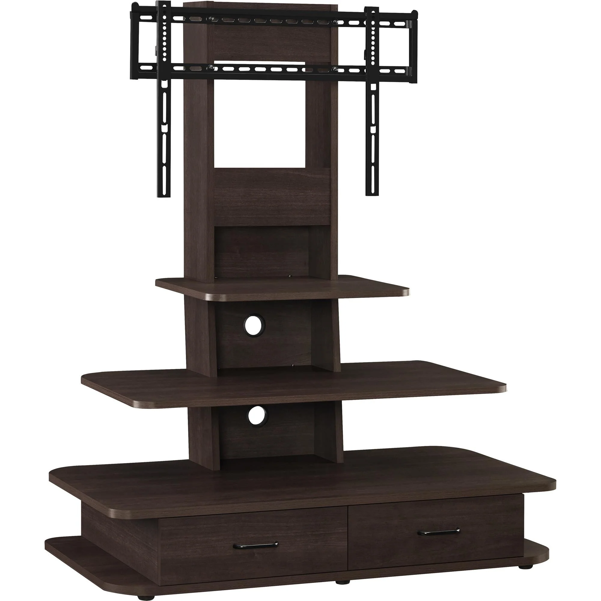 Avenue Greene Crossfield TV Stand with Mount and Drawers for TVs up to 70 Wide