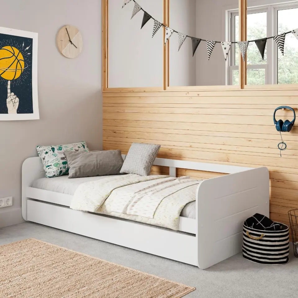 CALICOSY - NAHIA bed - Groen - 105x195,2x60 cm