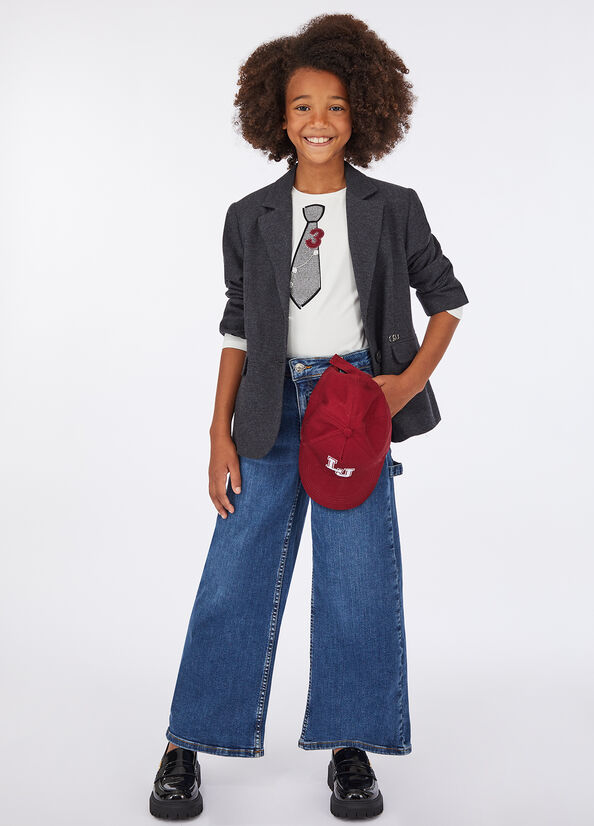 Jeans flare in cotone