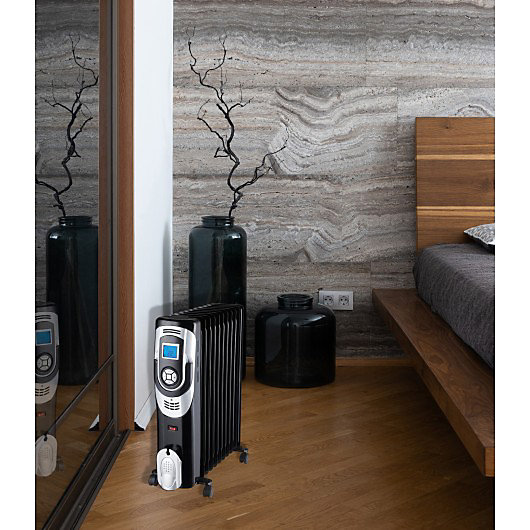 Drexon 814200 - Bain d'huile électronique 2000W EUROPA- Arrêt automatique- 42,5 x 24 x 62,5 cm- Noir et Chrome