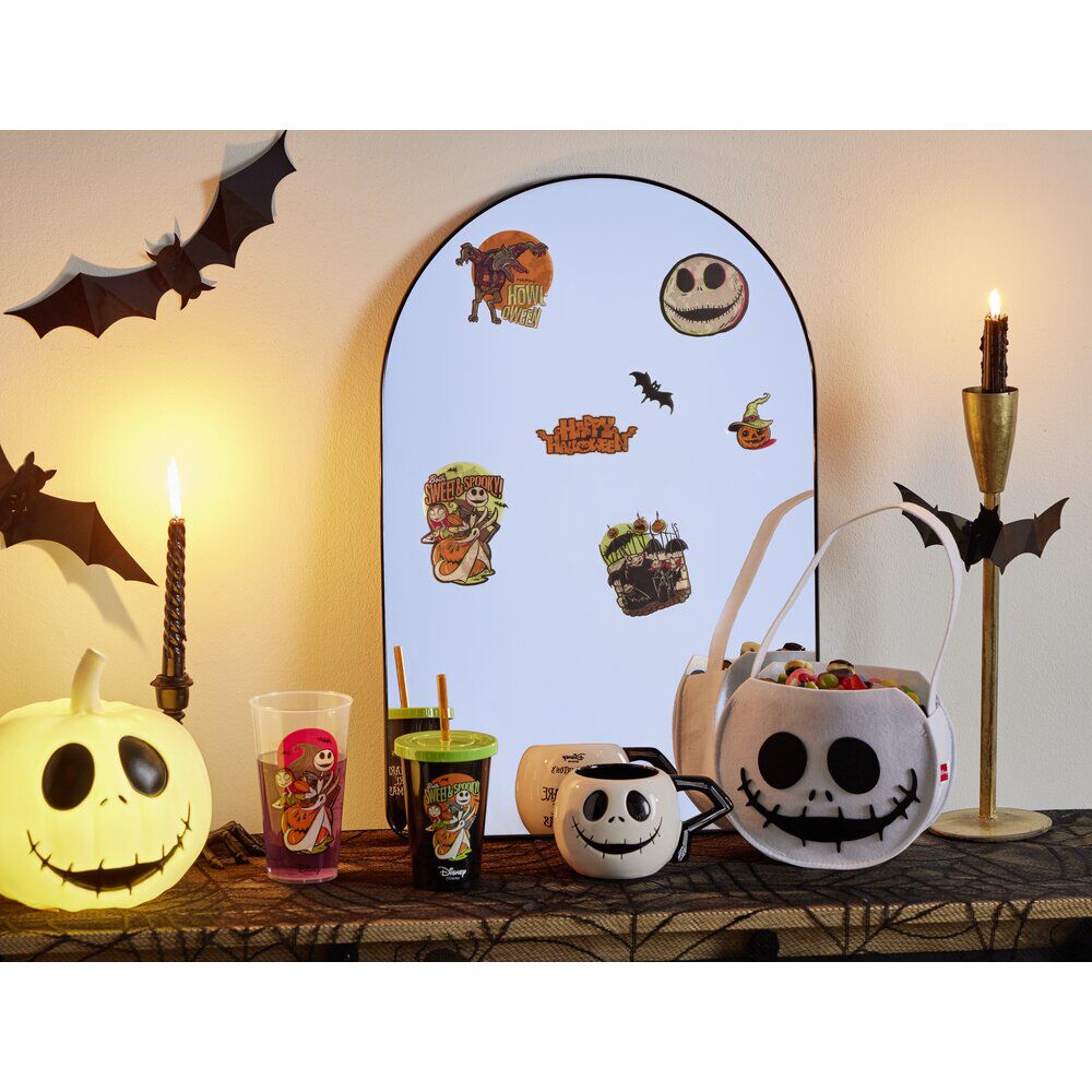 Stickers fenêtre Halloween Diney Mr Jack Skellington 7 pièces