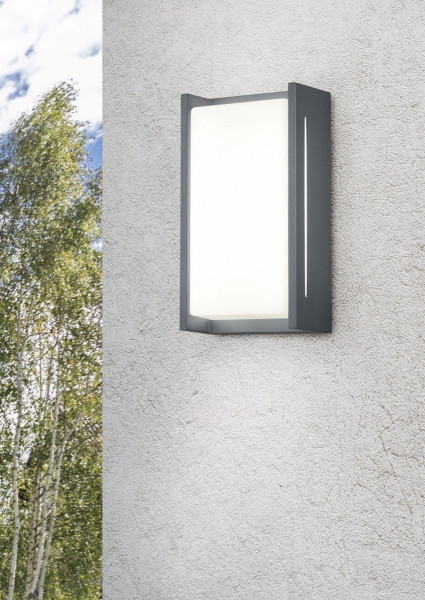 Kinkiet zewnętrzny INDUSantracytowo-biały LED 1x8.5W 850lm IP54 Trio