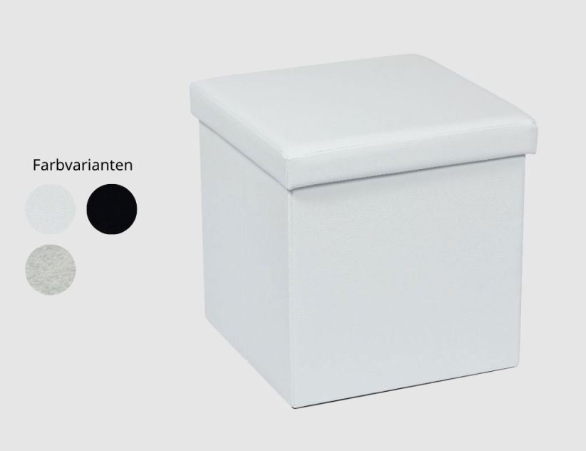 Sitzhocker Kunstleder faltbar