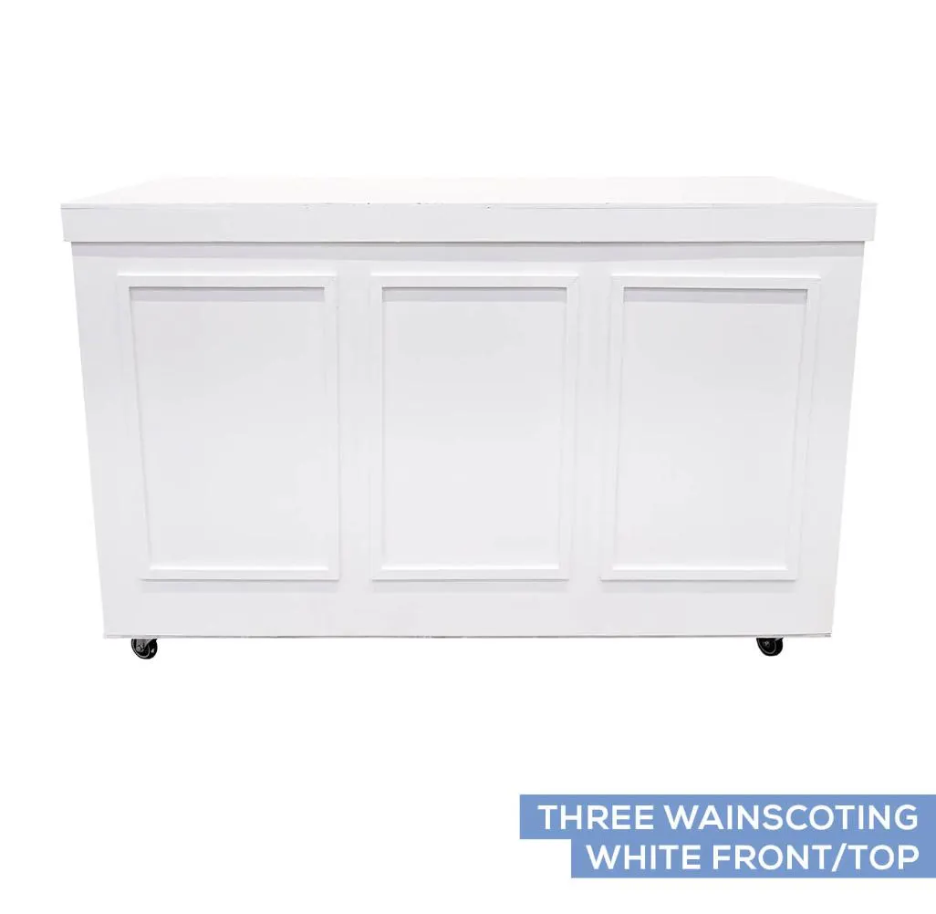 CLASSIC MOBILE BAR Collapsible Unfinished or Painted No base