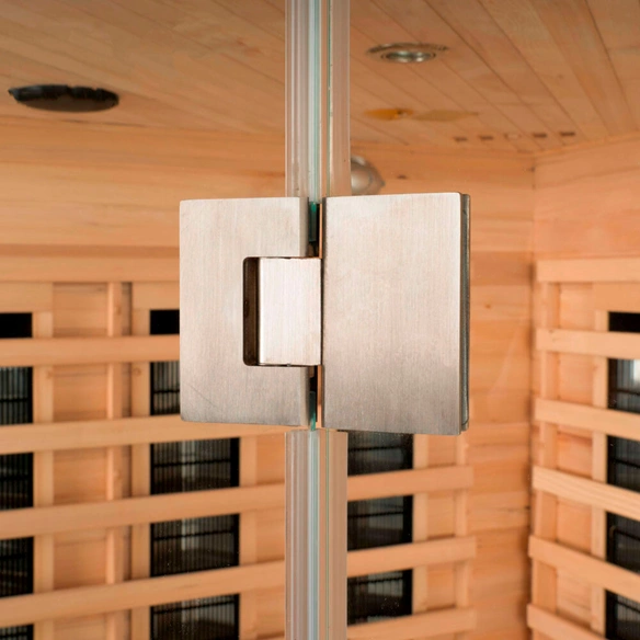 Infrarotsauna »Redsun XL Deluxe«, für 3 Pers., Fronteinstieg, Vollspektrumstrahler