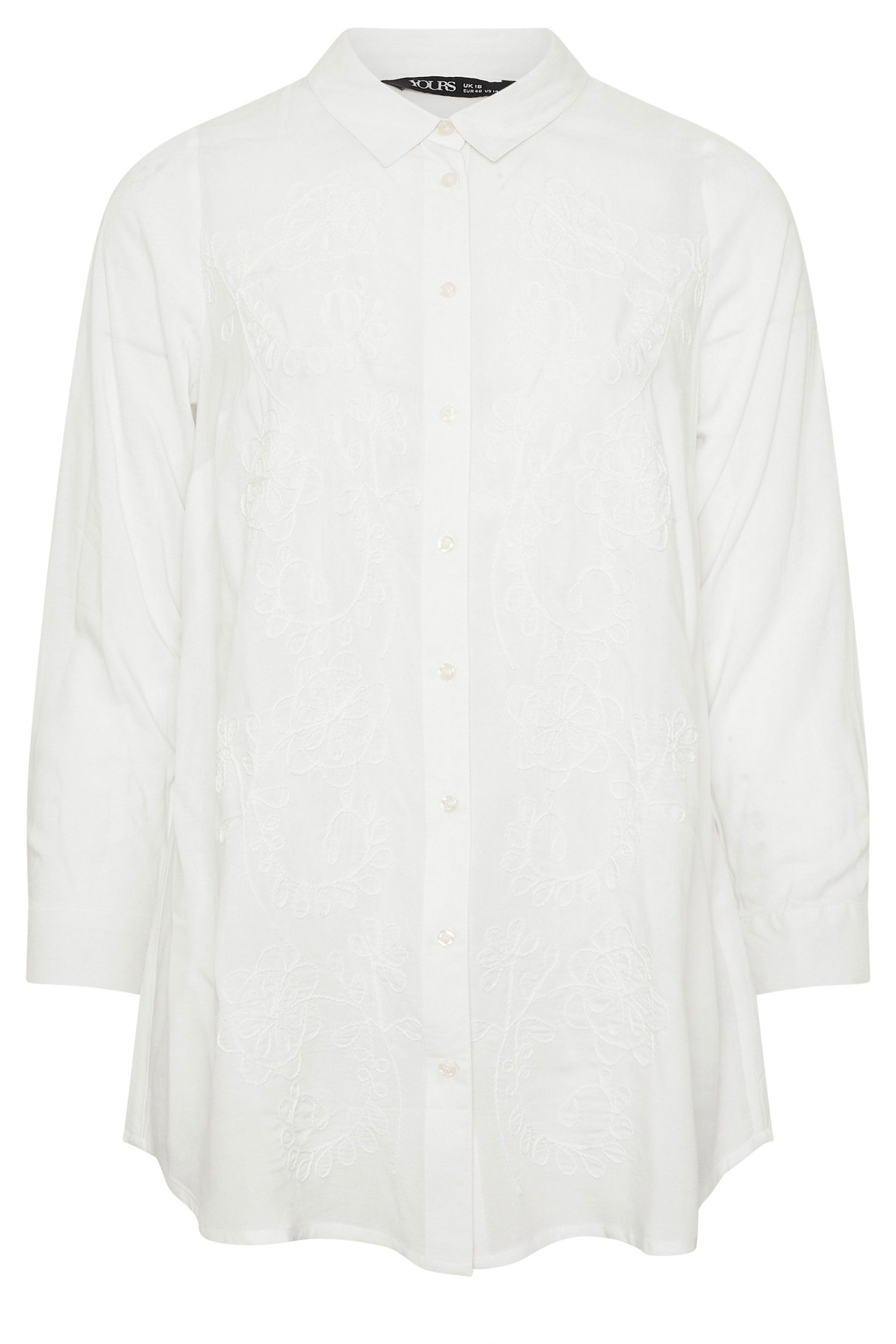 Yours Embroidered Placket Shirt