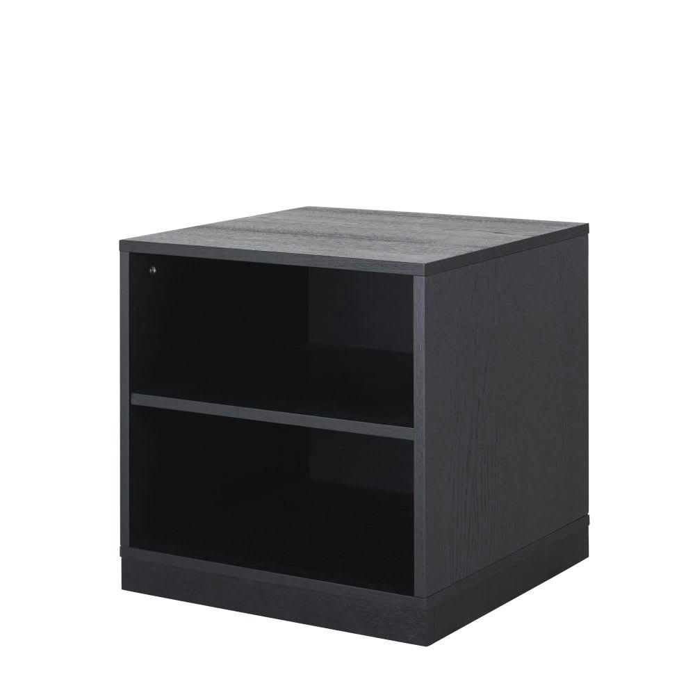 Compo - Caisson pour buffet modulable 1 étagère noir