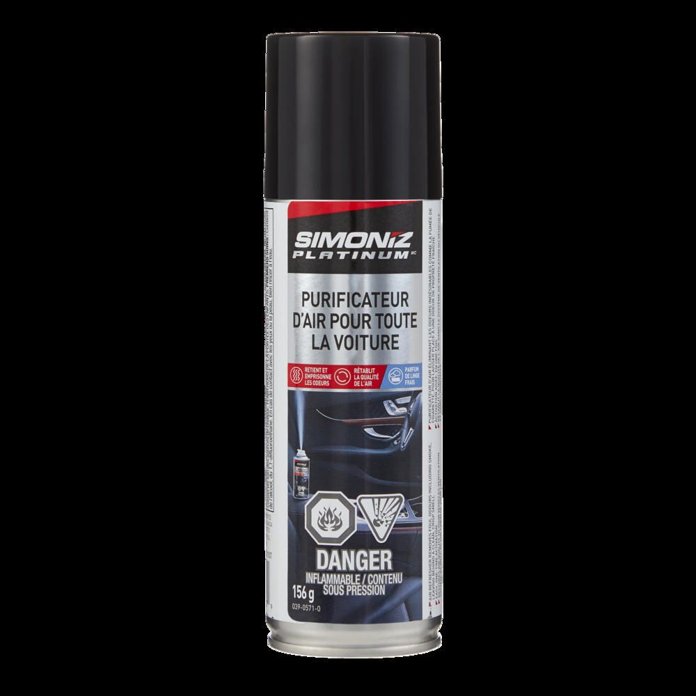 SIMONIZ Platinum Whole Car Air Refresher Spray, Clean Linen Scent, 156-g
