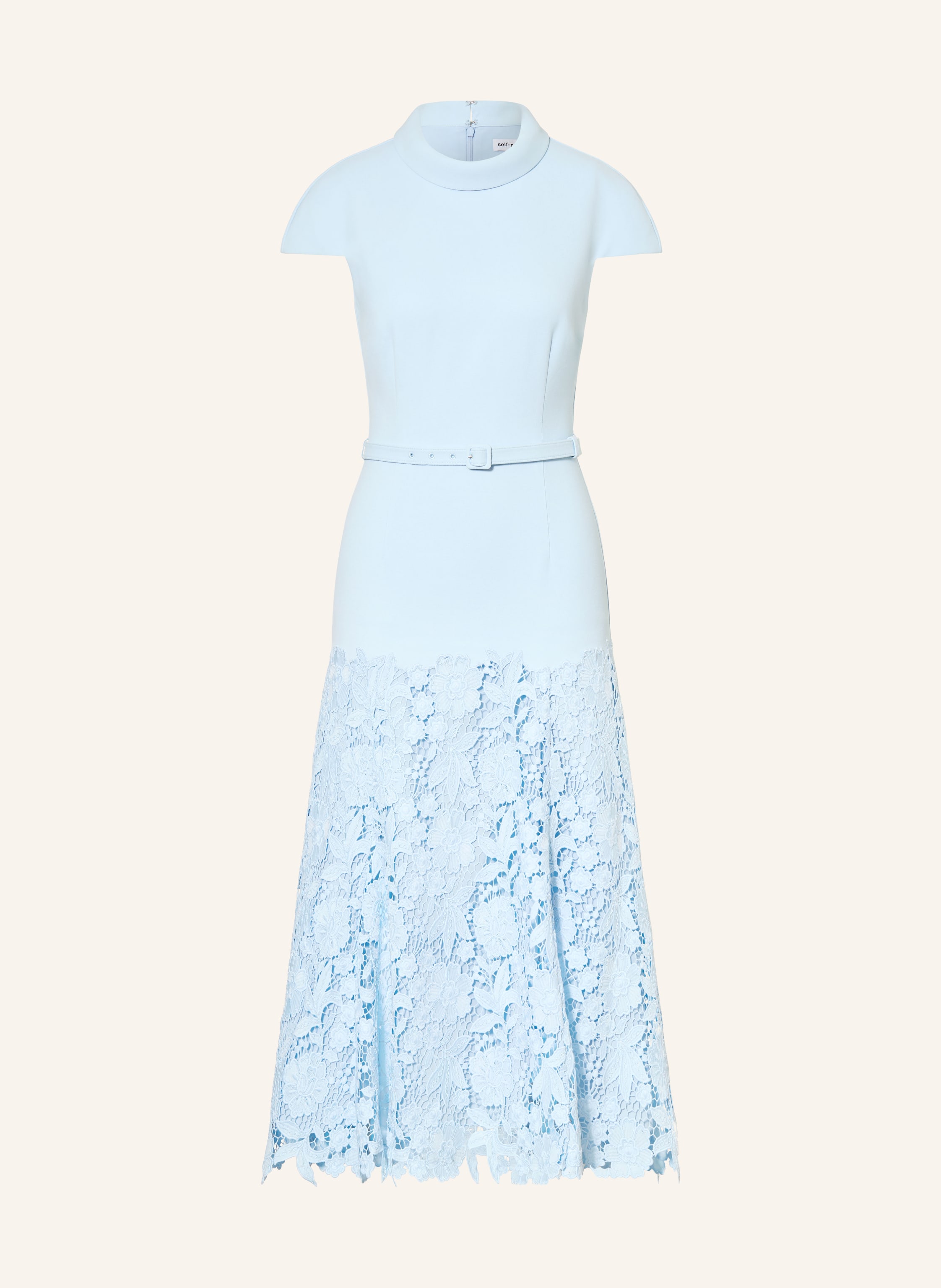 self-portrait Kleid mit Spitze