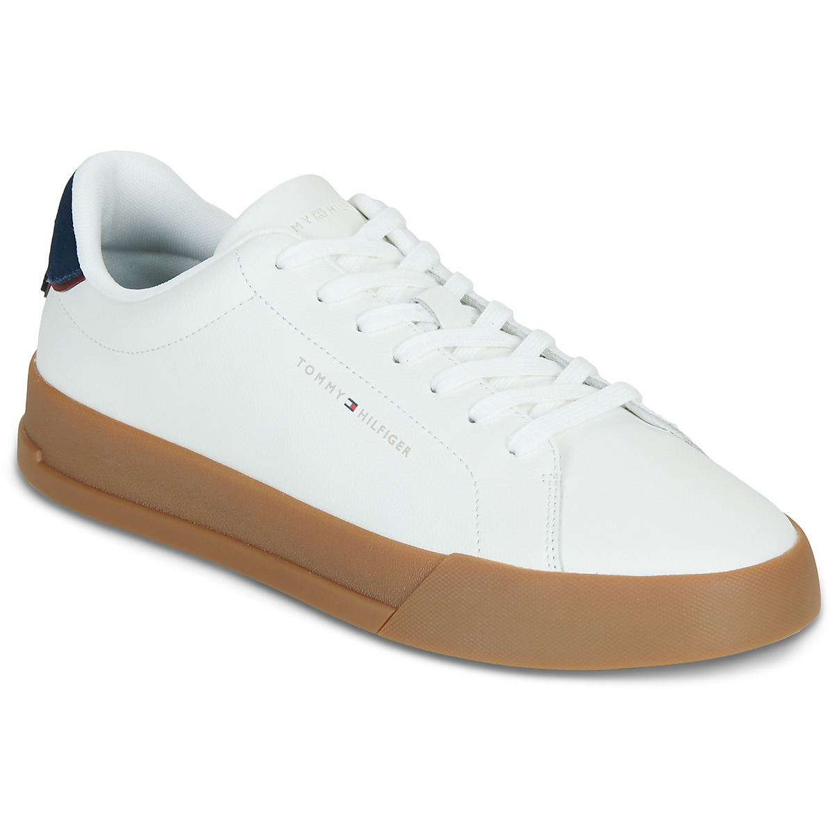 Tommy Hilfiger - TH COURT CORE ESS LEATHER - White / Sap / Marine