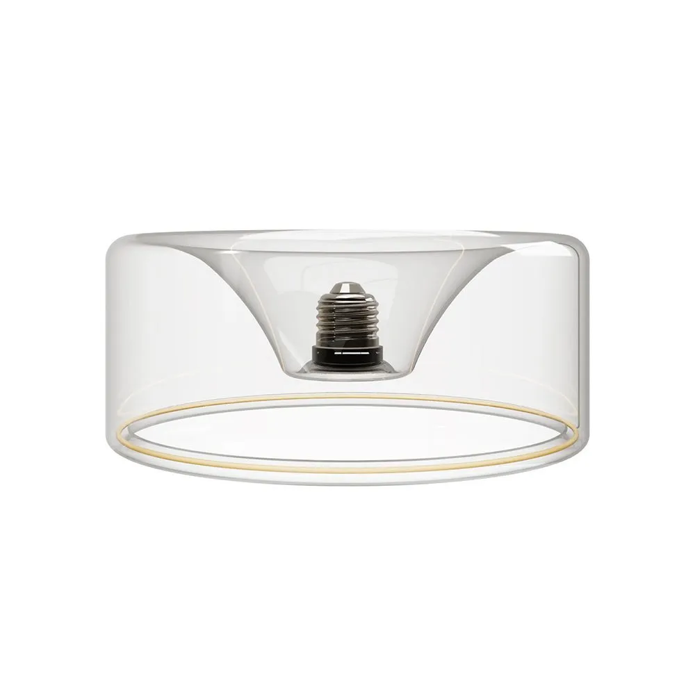 Creative Cables 2200K ghost line recessed donut transparent 195x83 mm 6W led bulb