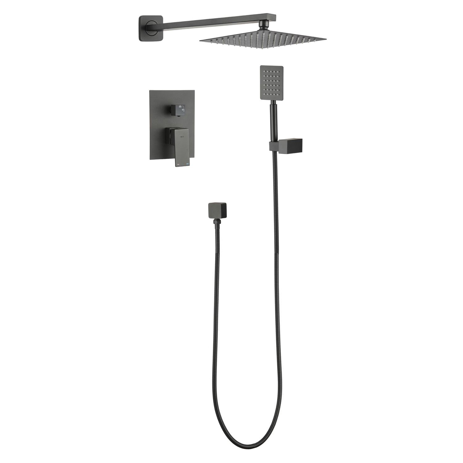 Zestaw prysznicowy podtynkowy panel z deszczownicą 30 cm - Yoka Home