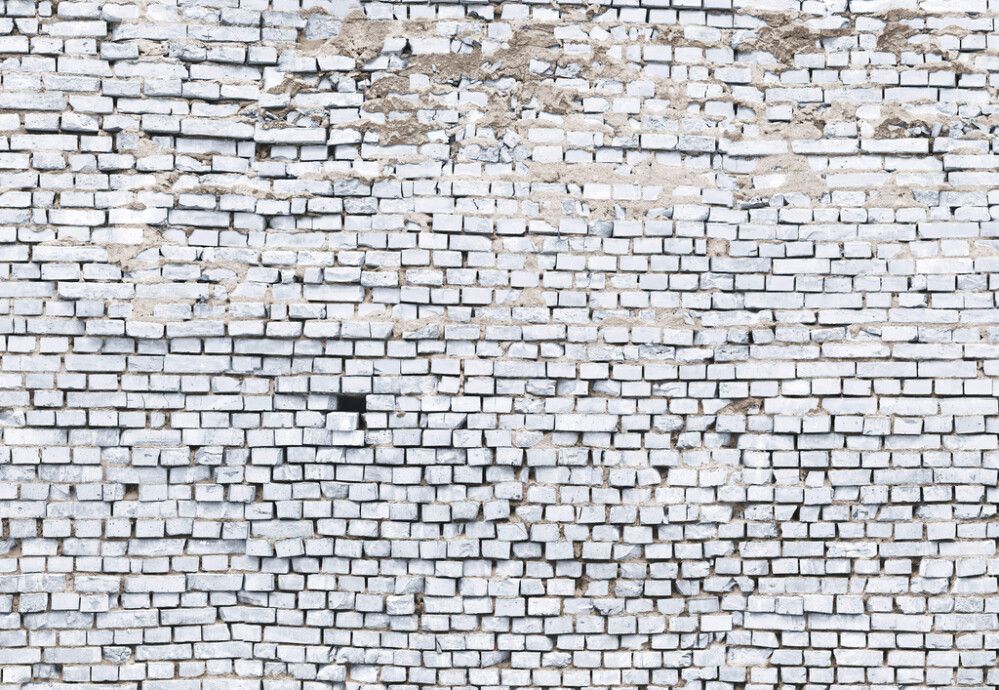 FOTOTAPET KOMAR WHITE BRICK 368 X 254 CM