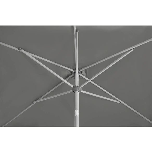 Sonnenschirm, rechteckig, LxB: 200x250 cm, grau