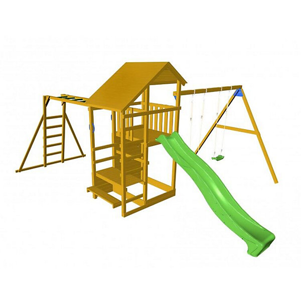 Aire de jeux Masgames TEIDE XL avec échelle de singe et balançoire Balançoire double