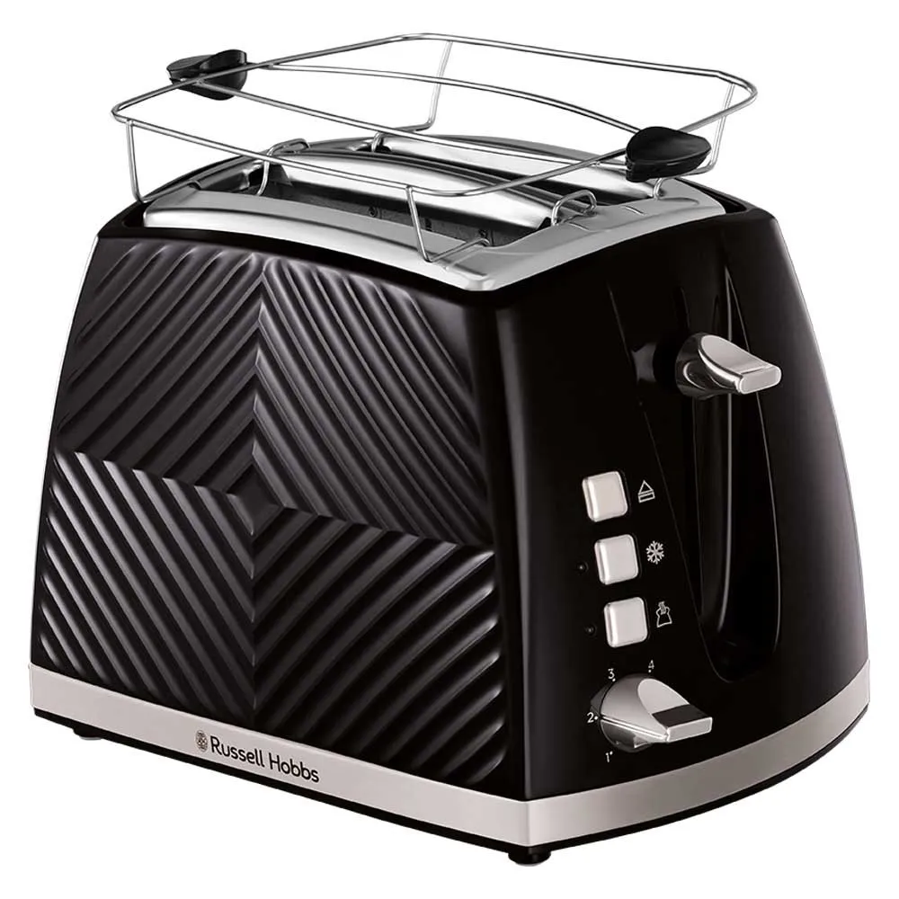 Russell Hobbs Groove Negro 26390-56 toaster 2 slots