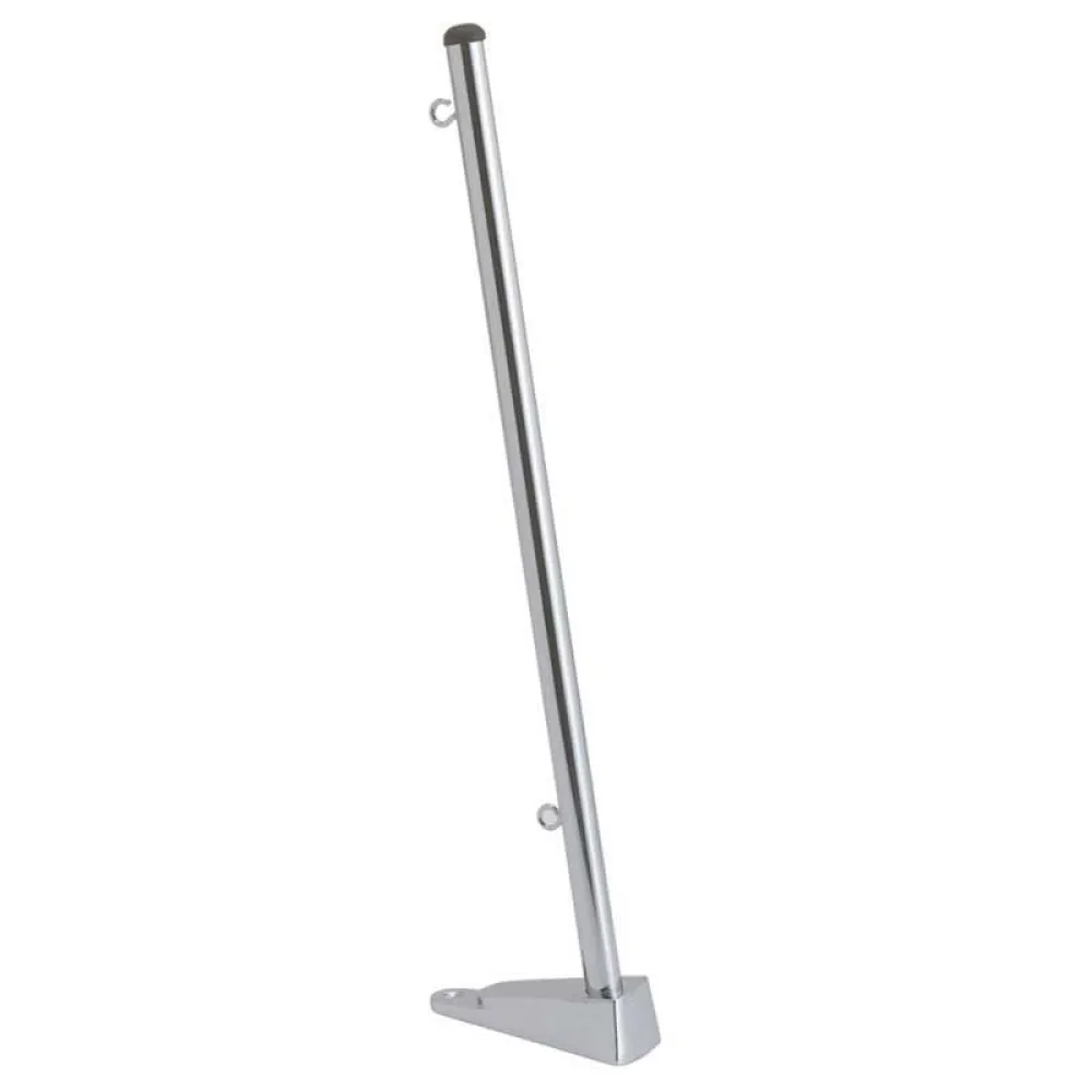 Foresti & Suardi Brass Chromed Flag Pole