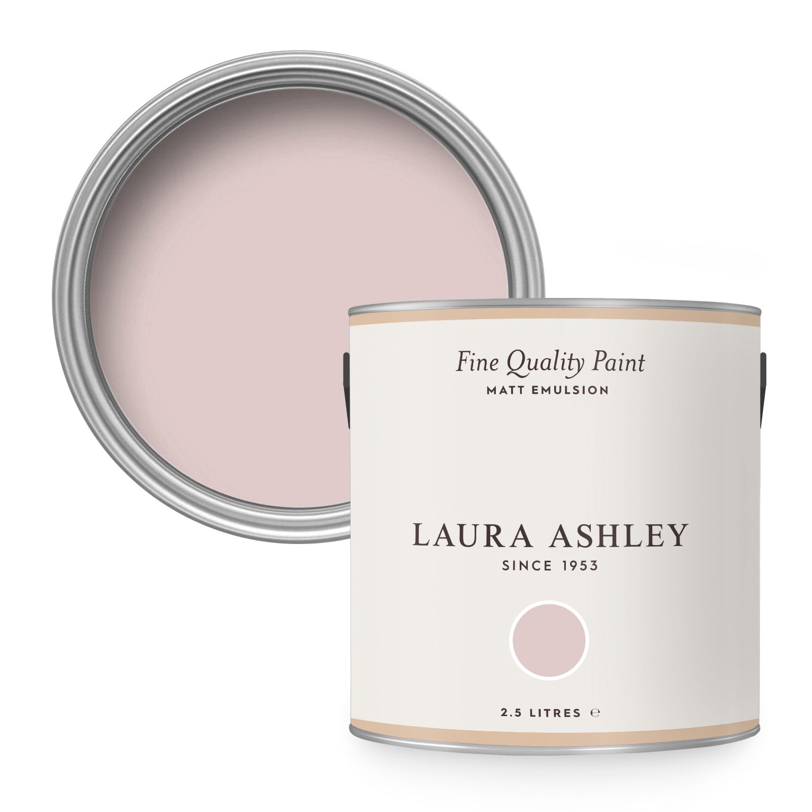 Laura Ashley Muurverf Mat Blush 2,5 liter