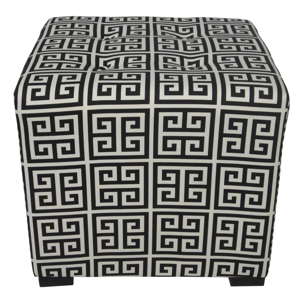 Merton Towers 4-button Tuft Square Ottoman