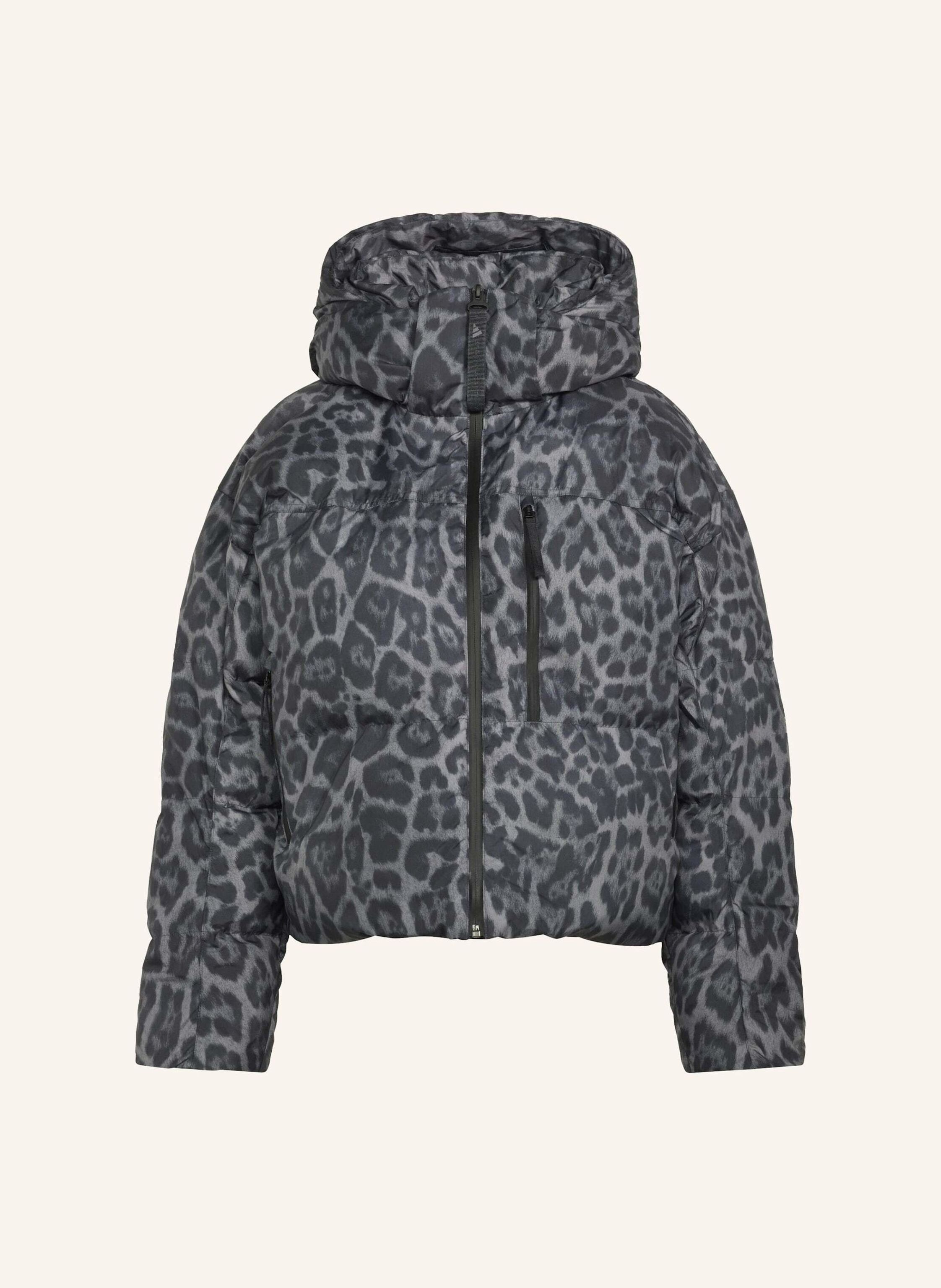 adidas by Stella McCartney Steppjacke ADIDAS BY STELLA MCCARTNEY SHORT PADDED PRINTED mit abnehmbarer Kapuze