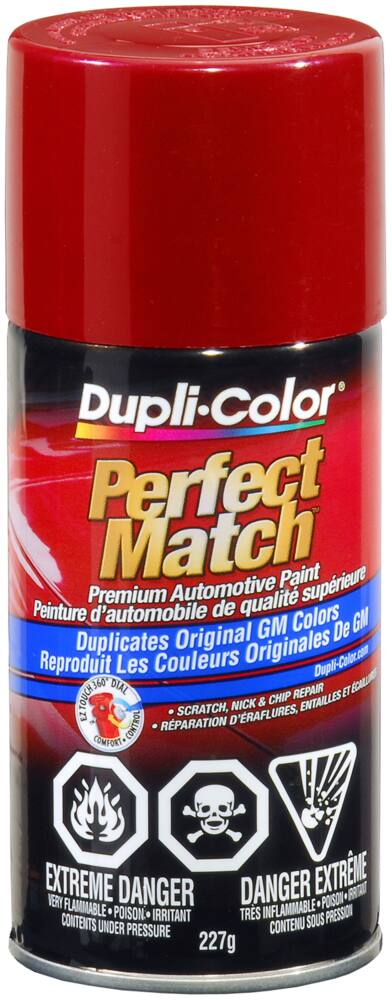 Dupli-Color Perfect Match Premium Acrylic Lacquer Automotive Aerosol Spray Paint, Red Metallic (75, WA 8919), 227-g