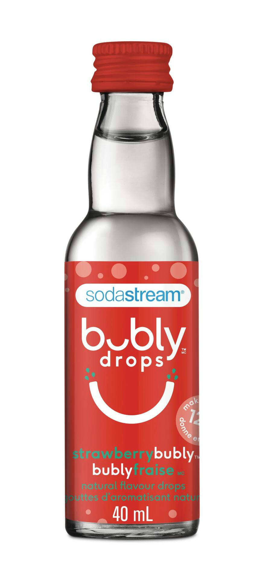 SodaStream Strawberry Bubly Drops, 40mL