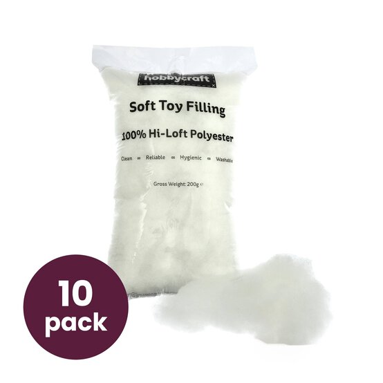 Soft Toy Stuffing Bundle 10 Pack