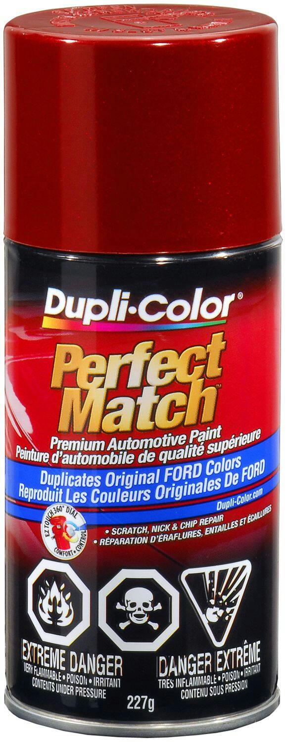Dupli-Color Perfect Match Premium Acrylic Lacquer Automotive Aerosol Spray Paint, Toreador Red Metallic (FL), 227-g