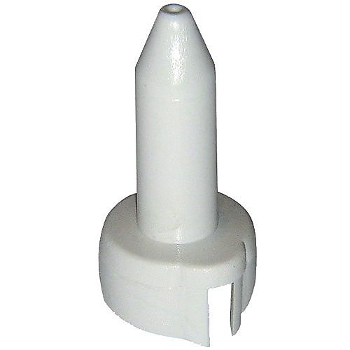 Fourreau plastique blanc pour paumelle universelle - BOURG - M-789032