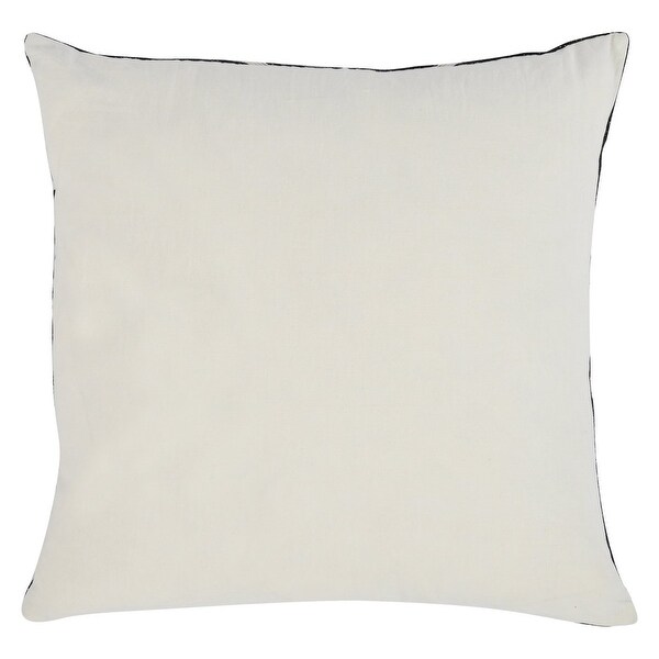 Claudie 22" Throw Pillow in Black by Kosas Home