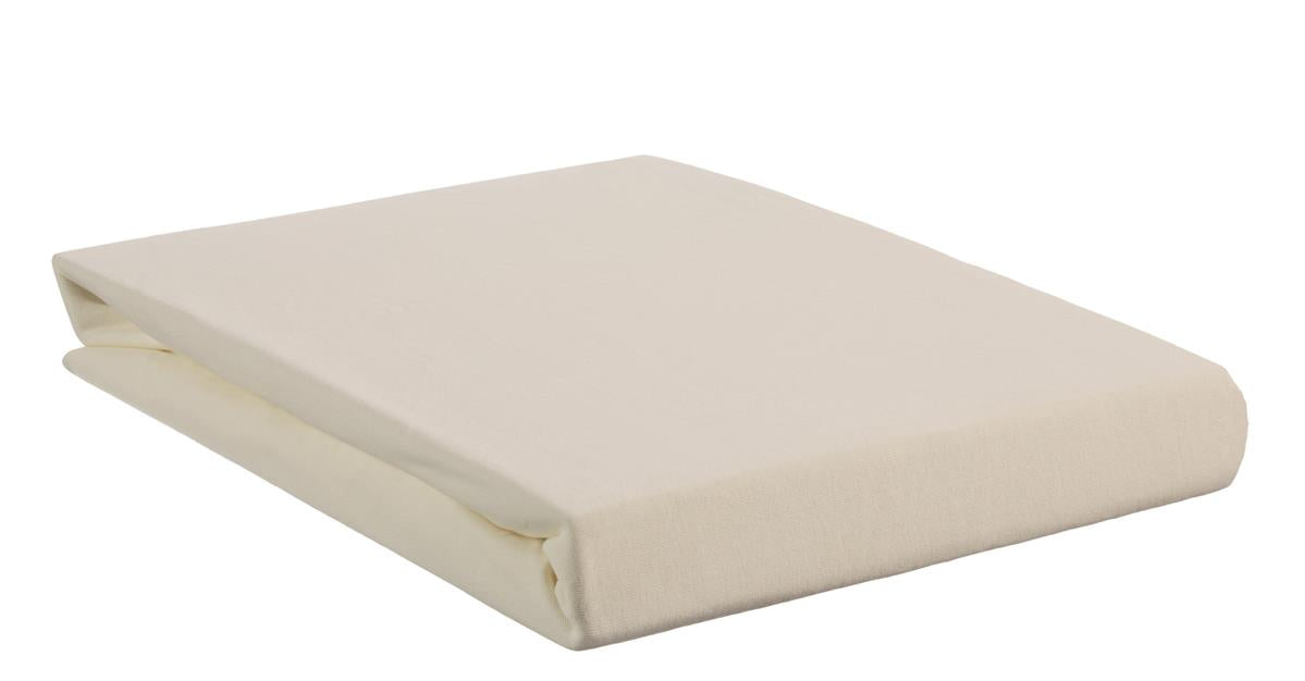 Beddinghouse - Jersey-stretch - Split-topper - Hoeslaken - 200x220 cm - Gebroken wit