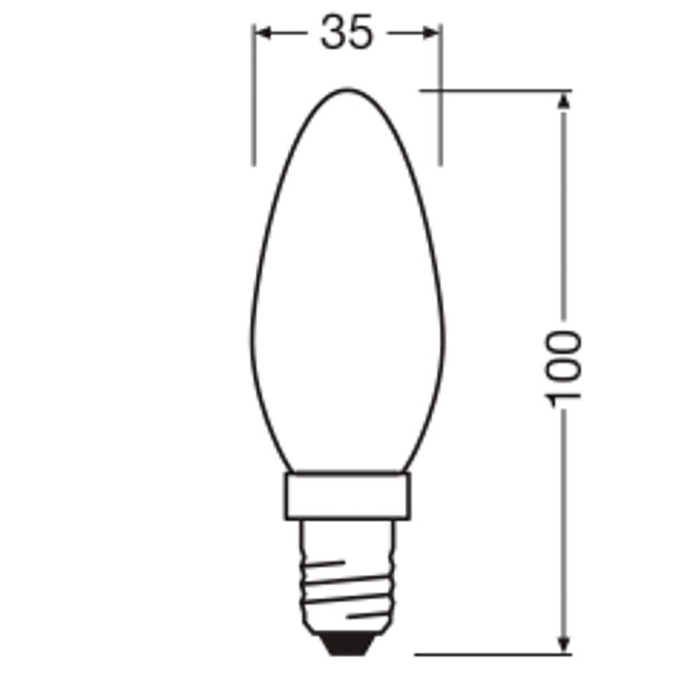 KRONEPÆRE OSRAM LED E14 250LM 1,8W FROSTET