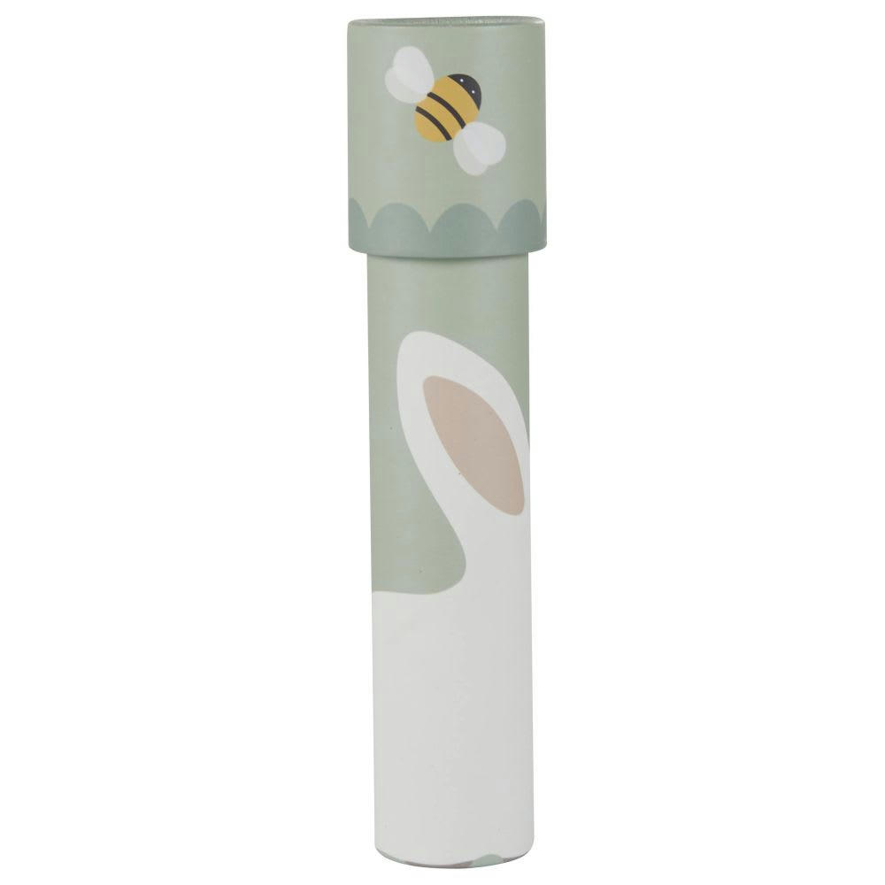 OULANKA - Kaléidoscope en carton vert et blanc