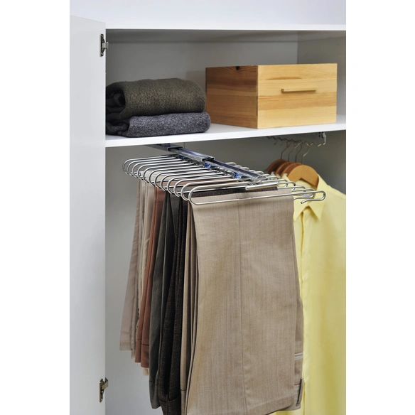 Schrankauszug Hosenbügel »für 12 Hosen«, Metall, BxHxT: 33 x 10 x 47 cm