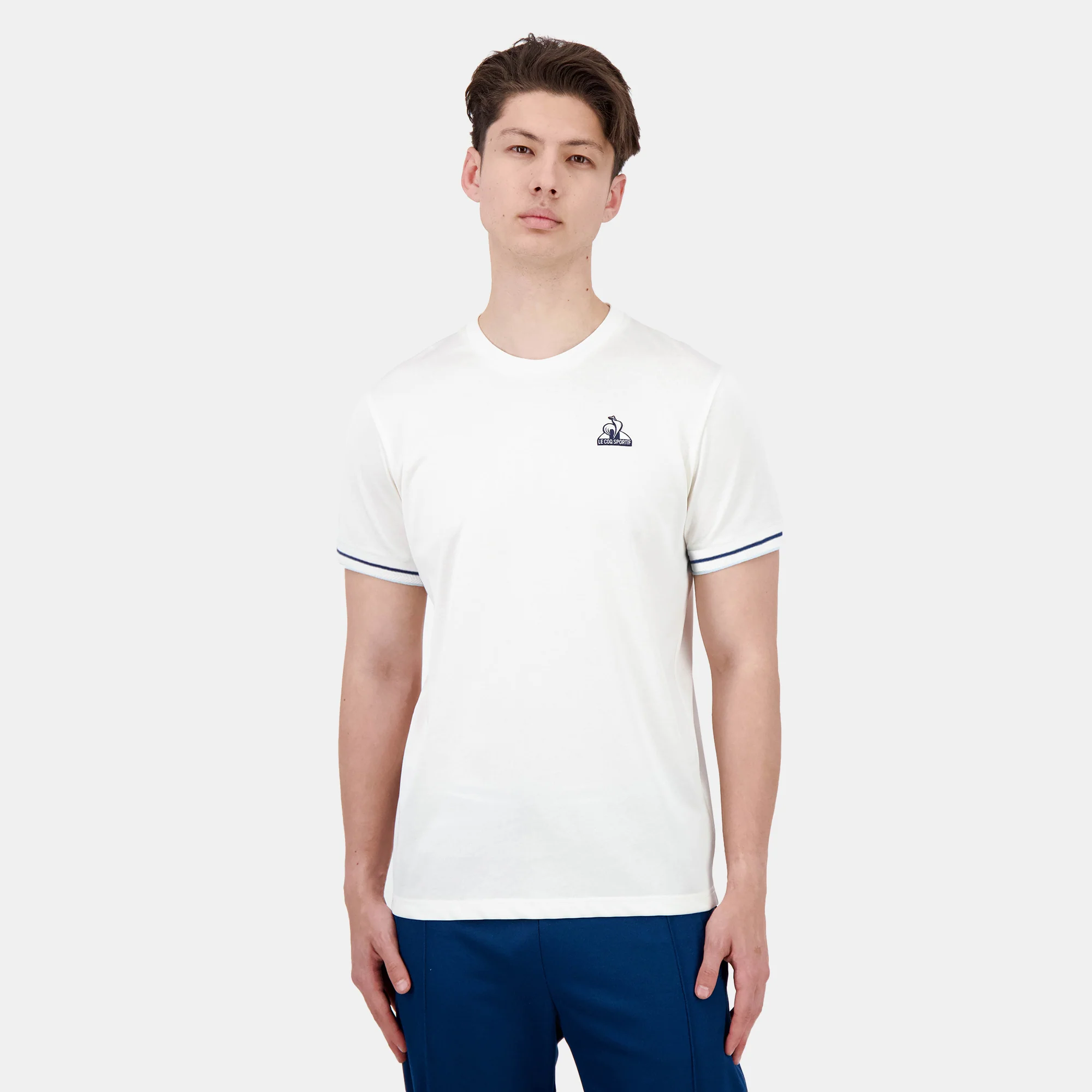 2510641-HERITAGE LF Tee SS N°1 M marshmallow | T-shirt Homme