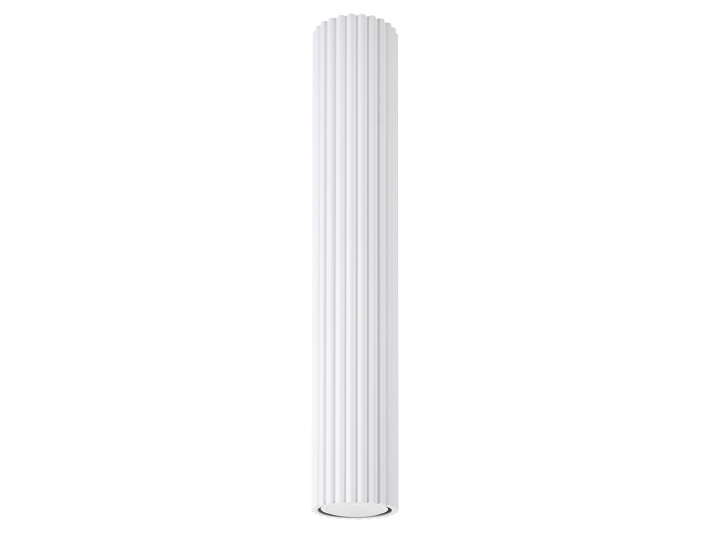Lampa natynkowa Karbon aluminiowa 40 cm biała