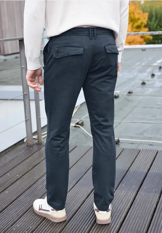 Softe Chino im Washed-Look
