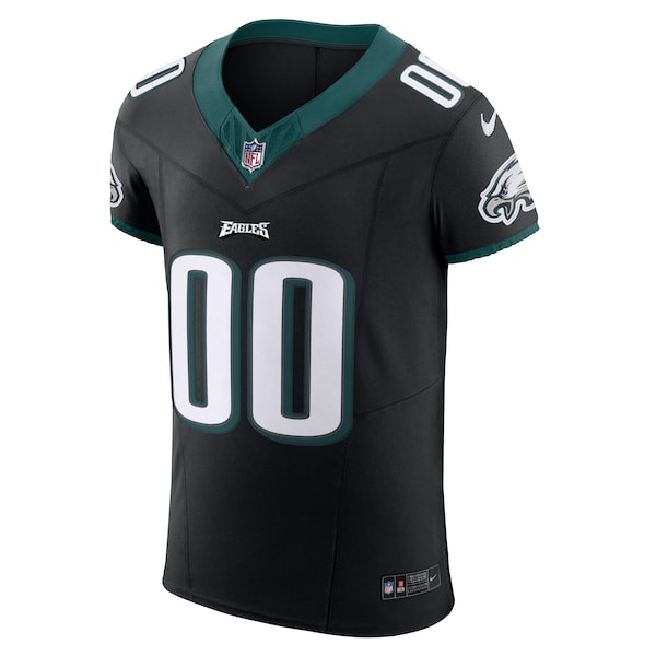 Philadelphia Eagles Nike Alternate Vapor F.U.S.E. Elite Custom Jersey - Black