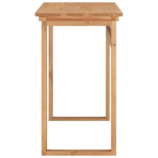 NNEVL Desk 100x45x75 cm Solid Teak Wood