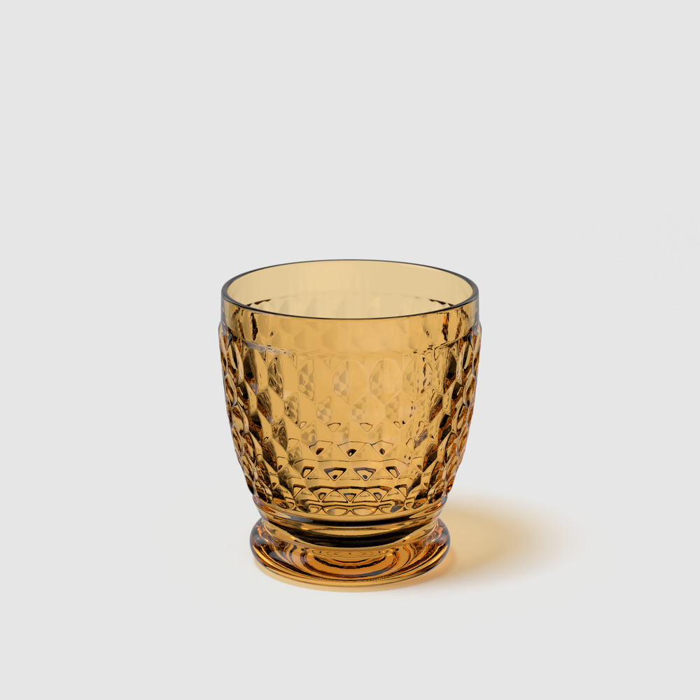 Boston Water glass - Yellow, 6.8 oz, crystal glass