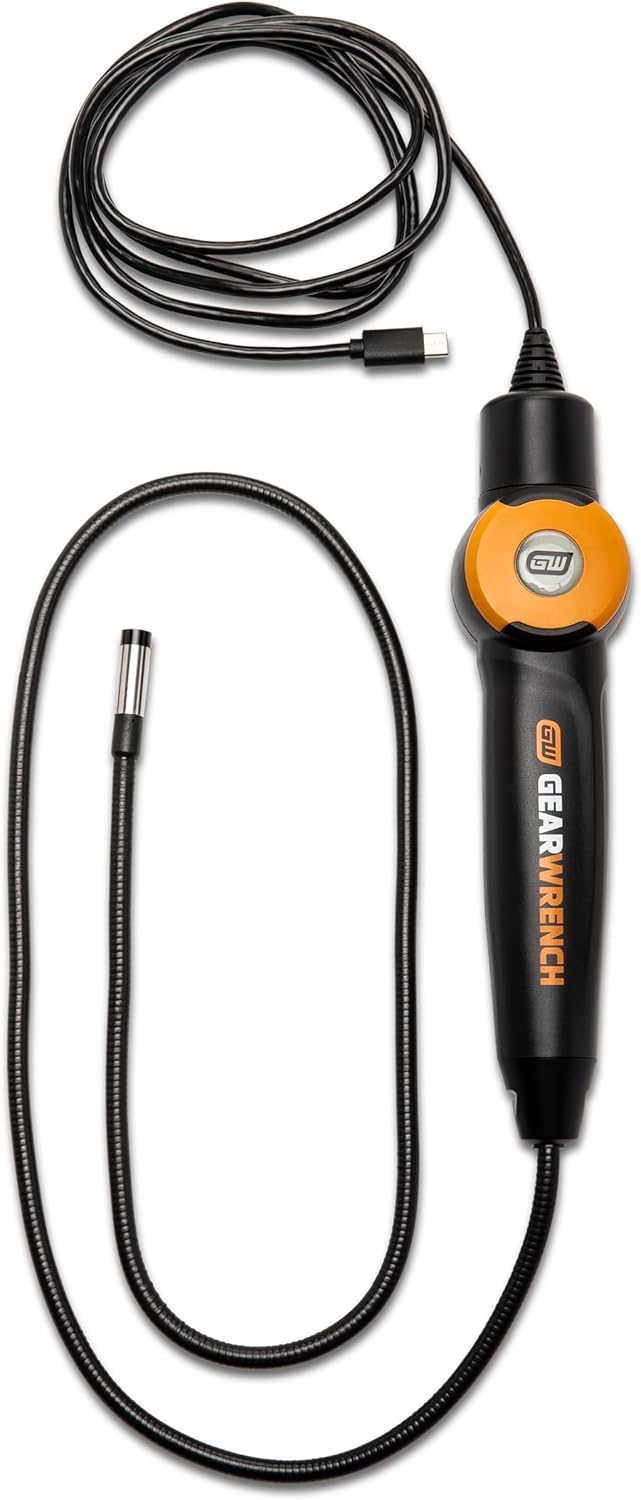 GEARWRENCH High-Definition Flexible Inspection Borescope | GWSCOPE