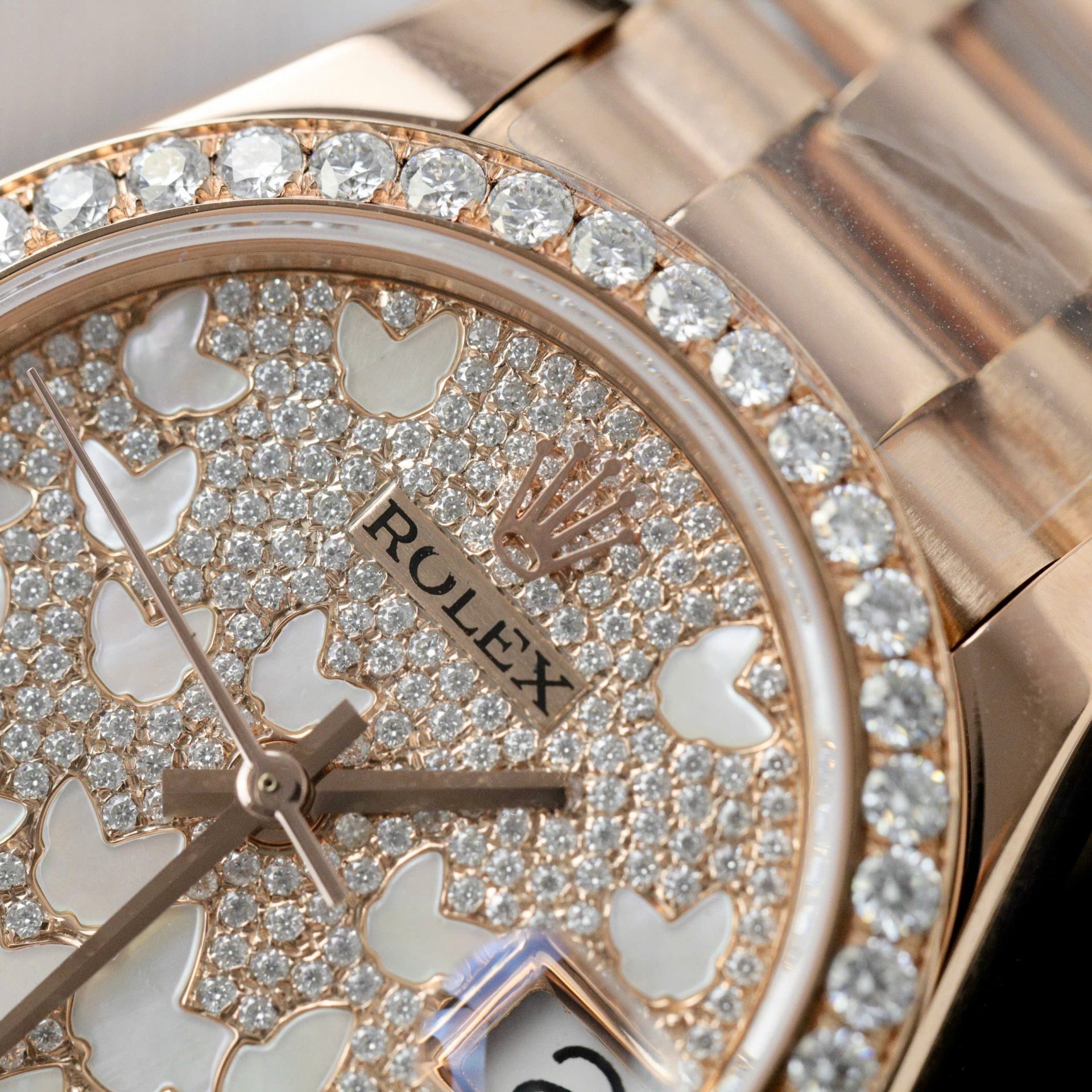 Rolex Datejust 278285rbr-0010 RG Plated Diamond Dial 31mm Super Clone