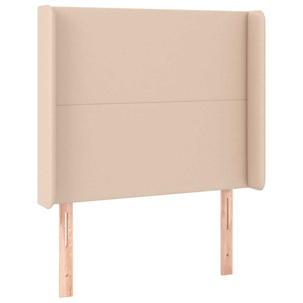 Wezgłowie Brąz 93 x 16 x 118/128 cm Sztuczna skóra vidaXL