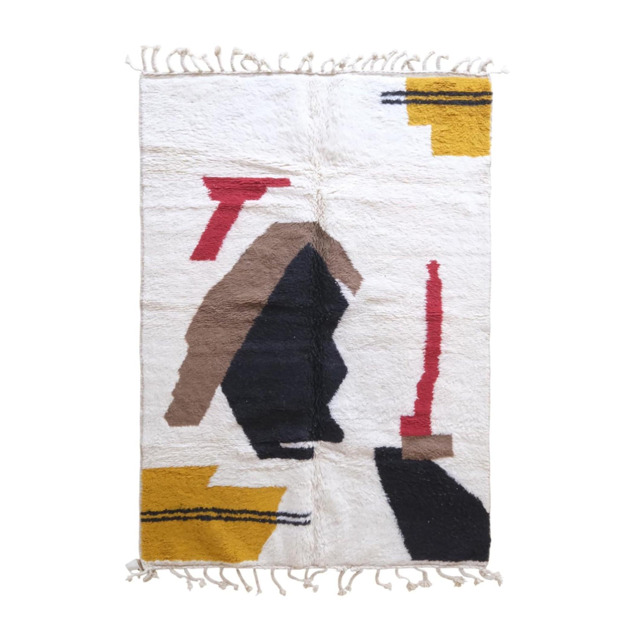 AFK Living vloerkleed Berber - handgemaakt - Wol - 120 cm x 170 cm