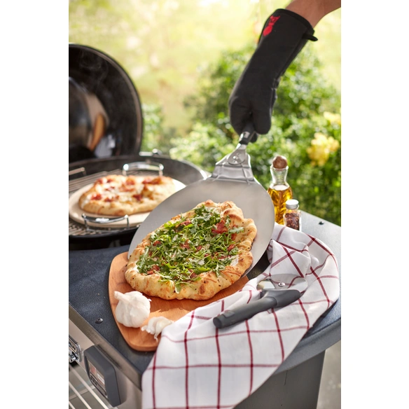 Pizzaschieber, Breite: 32 cm, aus Kunststoff/Edelstahl