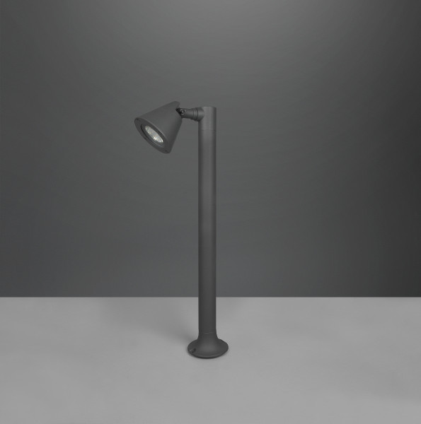 Lampa ogrodowa stojąca antracyt KAVERI wys:60,5 cm 1xGU10x5W IP44 Trio