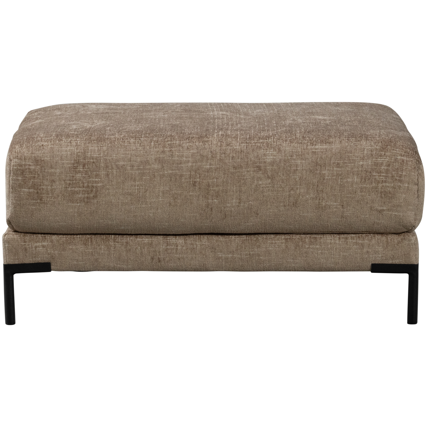 vtwonen poef Couple - Polyester - Mud Melange - 44x100x100