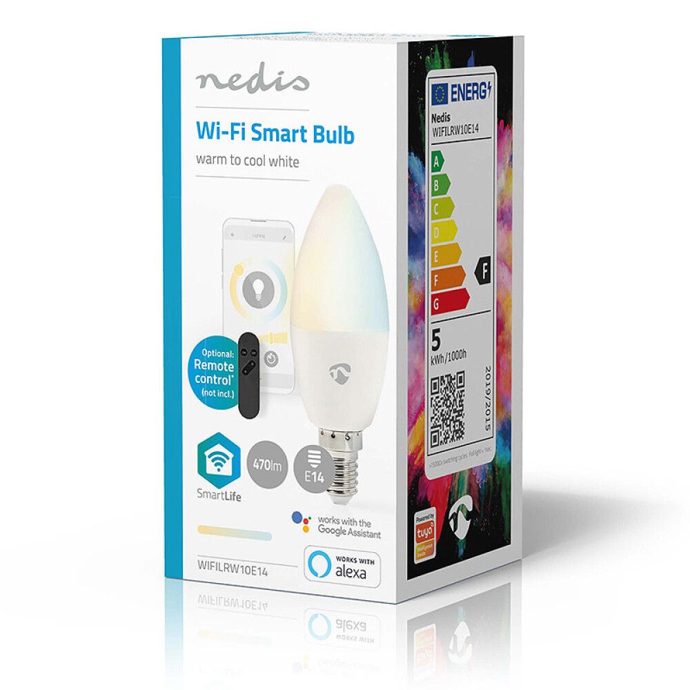 LYSPÆRE NEDIS WIFI SMART LED VARM/KALD E14